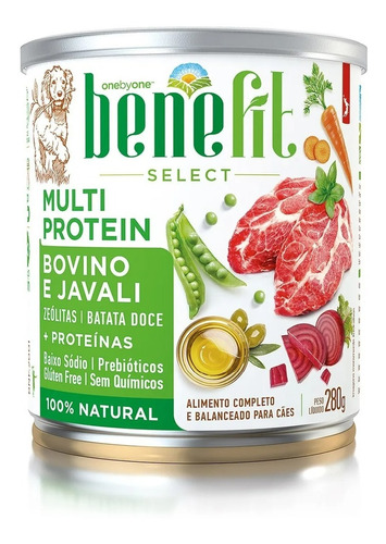 Alimento Úmido Benefit Select Spin Pet 280g - Multi Protein