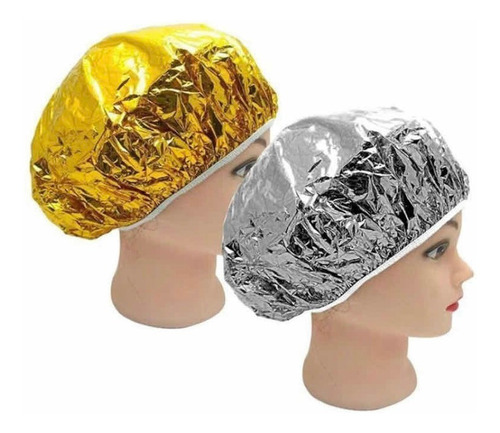 Pack 6 Gorro Aluminio Para Tratamientos 