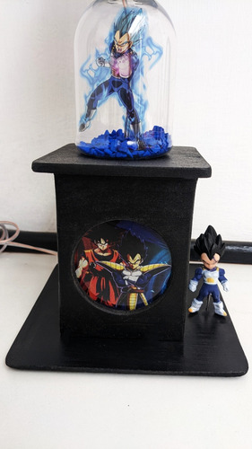 Lámpara De Vegeta Dragonball Anime Colección Ssj Artesanal