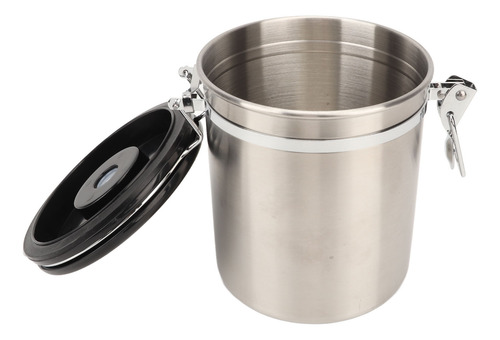 Recipiente De Café Hermético De Acero Inoxidable En Grano