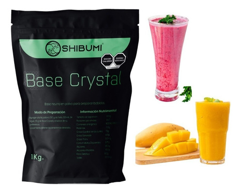 Base Shibumi Crystal Frappé Para Bebidas 1 Kg 24g Por Poción