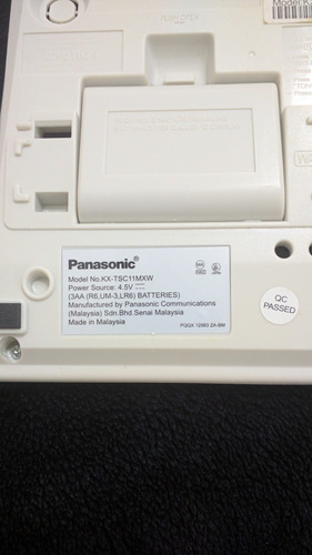 Imagen 7 de 10 de Telefono Panasonic Con Identificador De Llamadas Telefonicas