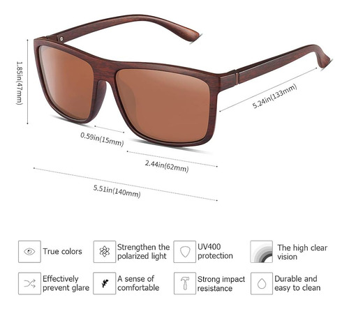 Gafas De Sol Polarizadas Para Hombres Conducir Gafas De Sol