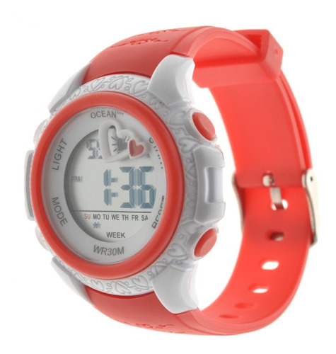 Imagen 2 de 8 de Reloj Mujer Ocean Dr. Deportivo Digital Sumergible Dig183-5