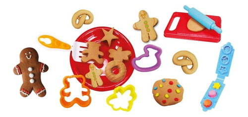 Juego De Masas Cookies Dale Forma A Tu Imaginación 6847 Color Marrón