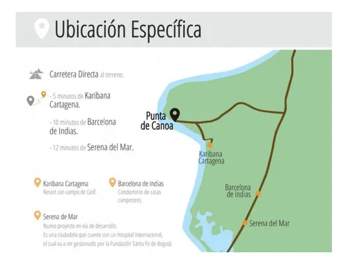 Cartagena Punta Canoa Vendo Lote Via -barranquilla