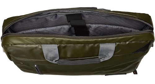 Maletín Impermeable Techzone Porta Laptop 15.6 Color Verde musgo