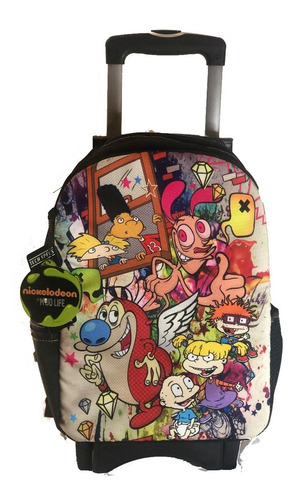 Rugrats Mochila Rueditas Primaria Nickelodeon Tommy Pickles