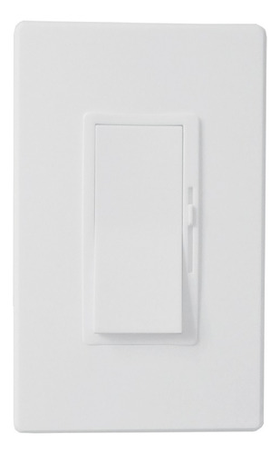 Interruptor Dimmer Led 200w 127v Con Placa Blanco Tlapps