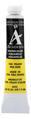 Grumbacher Chartpak Academia Acuarela Paint2, Amarillo De C.