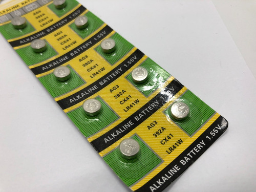 Vinte Baterias Alcalinas Ag3 Sr41sw Cx41 Sr736 Sr41 384/392