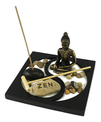 Bandeja De Arena Con Forma De Buda, Estilo Zen, De Escritori