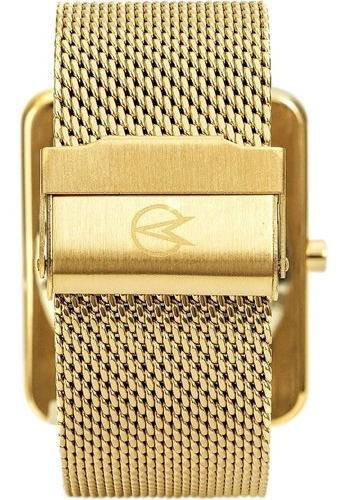 Relogio Champion Dourado Digital Led Vermelho + Nf