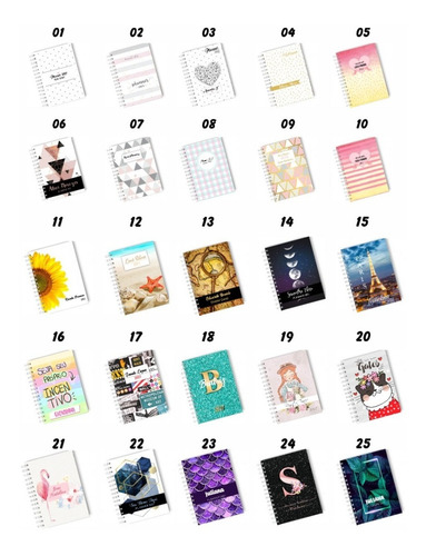 Imagem 2 de 7 de Agenda Personalizada Moderna Glitter Rosa
