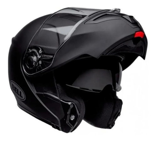 Capacete Bell Srt Modular Solid Matte Black Preto Fosco Tamanho do capacete 62