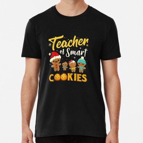 Remera Profesor De Galletas Inteligentes Sé Feliz Algodon Pr