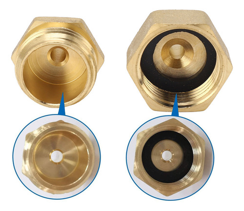 . Adaptador De Compressor De Ar De 1/4 De Polegada Para