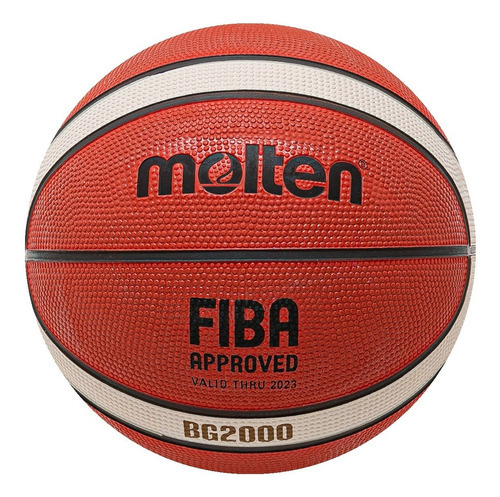 Balon Baloncesto Basketball Molten Gr7 Fiba Caucho Numero 7 Color Naranja