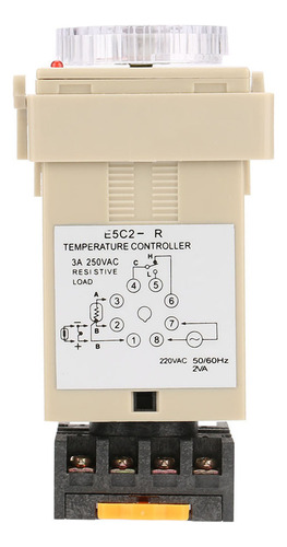 Controlador De Temperatura Con Dial Analógico E5c2-r Tipo Ra