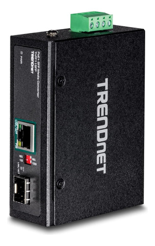 Trendnet Convertidor De Medios Industrial Sfp A Gigabit Poe+