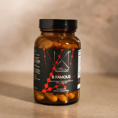 Dr. Nigma B Famous Complejo De Vitaminas Multi B De Alta Potencia Con L-5-mthf, 60 Cápsulas