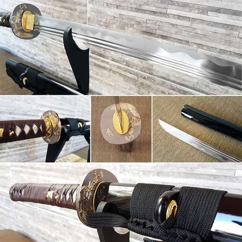 Katana Afiada Espada Samurai Ninja Harumi Forjada Encomenda