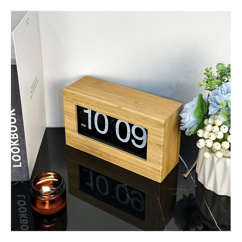 Reloj De Escritorio, Reloj De Mesa Retro De Flip, Reloj Haci