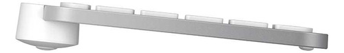 Teclado Logitech Mx Keys S Mult Usb Cinza Claro - 920-011564 Branco Inglês Us
