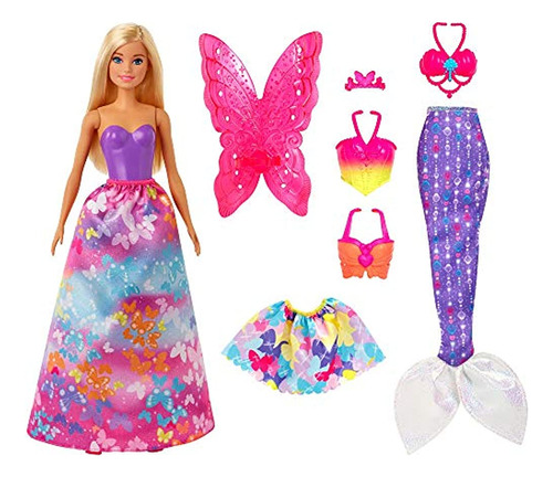 Juego De Regalo Barbie Dreamtopia Dress Up Doll, 12.5 Pulgad