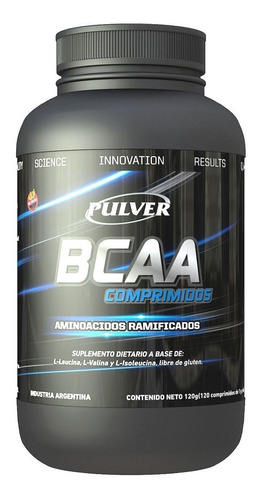 Amino Bcaa Pulver 120 Tabletas Sin Tacc Aminoácido Completo