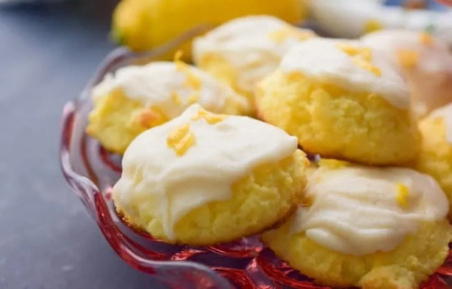 Galletitas Keto De Limón Con Glaseado