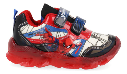 Tenis Urbano Vazza Color Negro De Spider Man Para Niño 08305