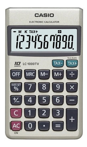 Calculadora Casio Lc-1000tv | Color Plateado