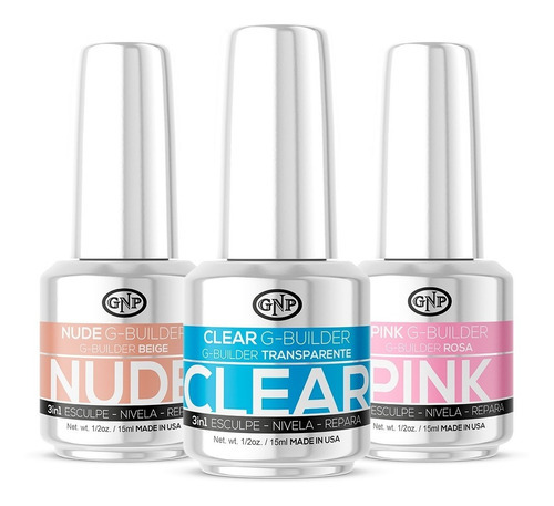 Gel Estructurador Gnp Builder 15ml Color Transparente / Clear