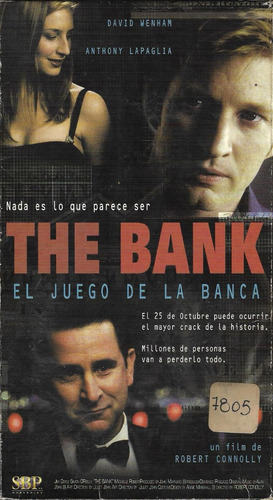 The Bank Vhs David Wenham Anthony Lapaglia Sibylla Budd (Usado)
