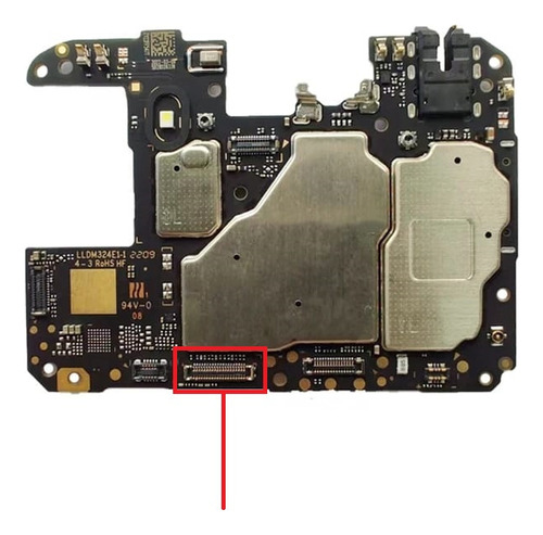 Lote X3 Conector Fpc Placa Main 44 Pines Para Motorola G31