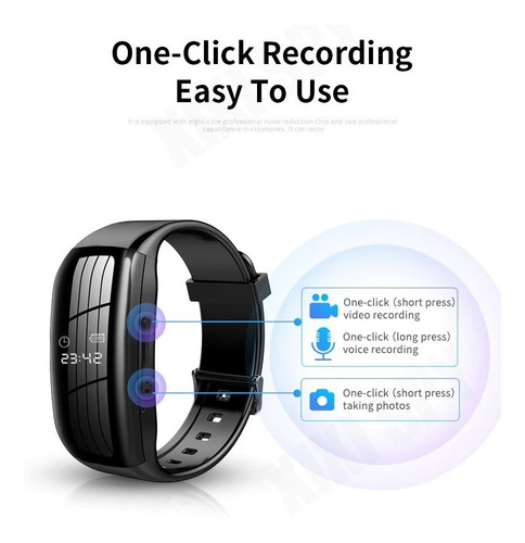 Reloj Espia Camara Oculta Hd Imagen Y Sonido