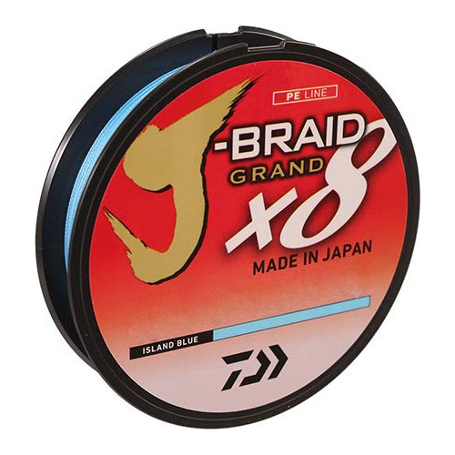 Multi Daiwa J-braid® Grand 8lb 0,13mm 135mt Island Blue 8x