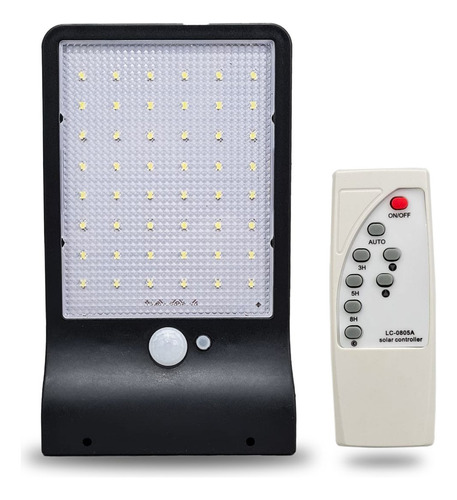 Foco Led 48w Solar C/sensor Fotocelula Y Control