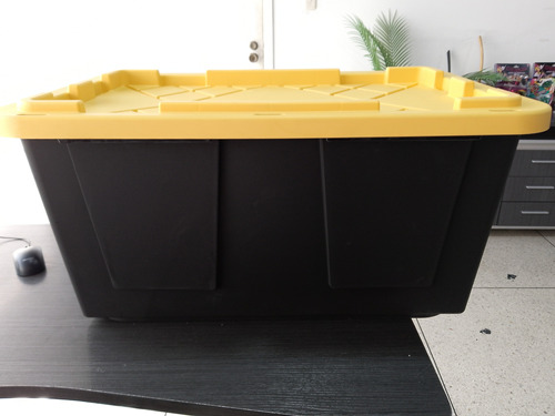 Caja De Plastico Con Tapa Hermétic P Almacenamiento D 27 Gal