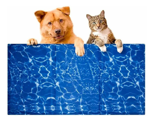 Imagen 4 de 6 de Manta Gel Frío Mascotas Talla L 90x50cm Para Perro Gatos