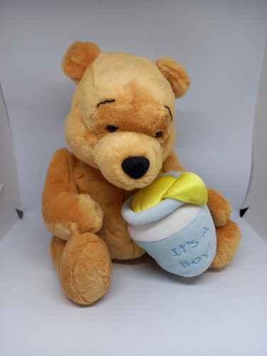 Winnie Pooh Come Peluche Original Articulado Sin Polera 40cm