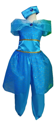 Disfraz Cotillón  Jazmín Aladin 1  (excelente Calidad) Niñas