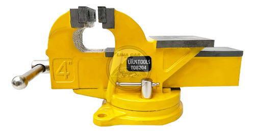 Prensa Tornillo De Banco 4 Uyustools Base Giratoria Yunque