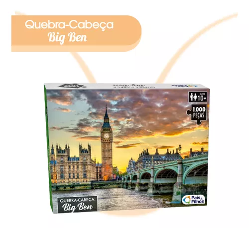 QUEBRA-CABEÇA 500 PÇS - BIG BEN, LONDRES, REINO UNIDO