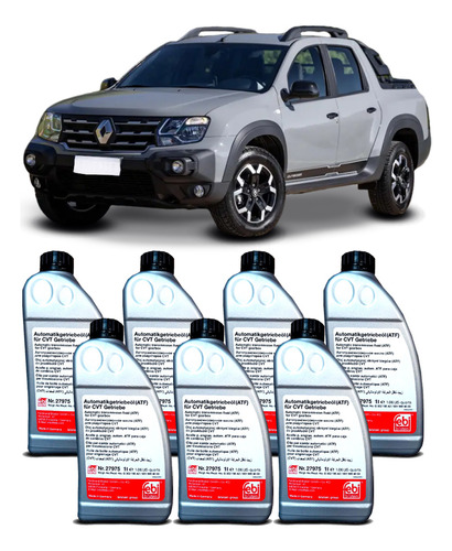 Kit Troca 7 Oleo Cambio Cvt Febi 27975 Oroch 1.3 2023 A 2025