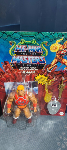 Figura De Masters Of The Universe He Man Thunder Punch (Usado)
