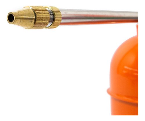 Pistola Lavadora Con Depósito Para Compresor Salkor Pllh Color Naranja