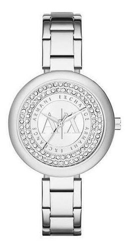 Reloj Mujer Armani Exchange Ax4220 Tone Acero Inox Crystal