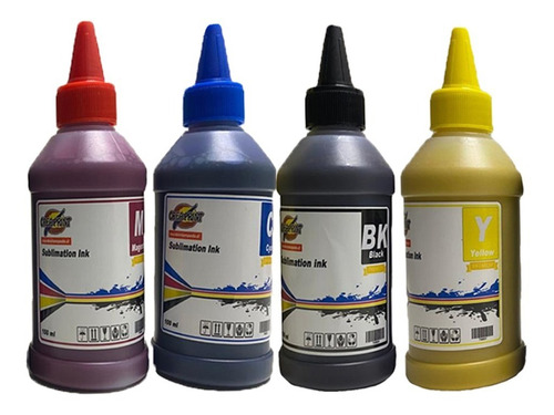 Tinta Para Sublimacion Pack 4 Col Calidad Premiun 100 Cc